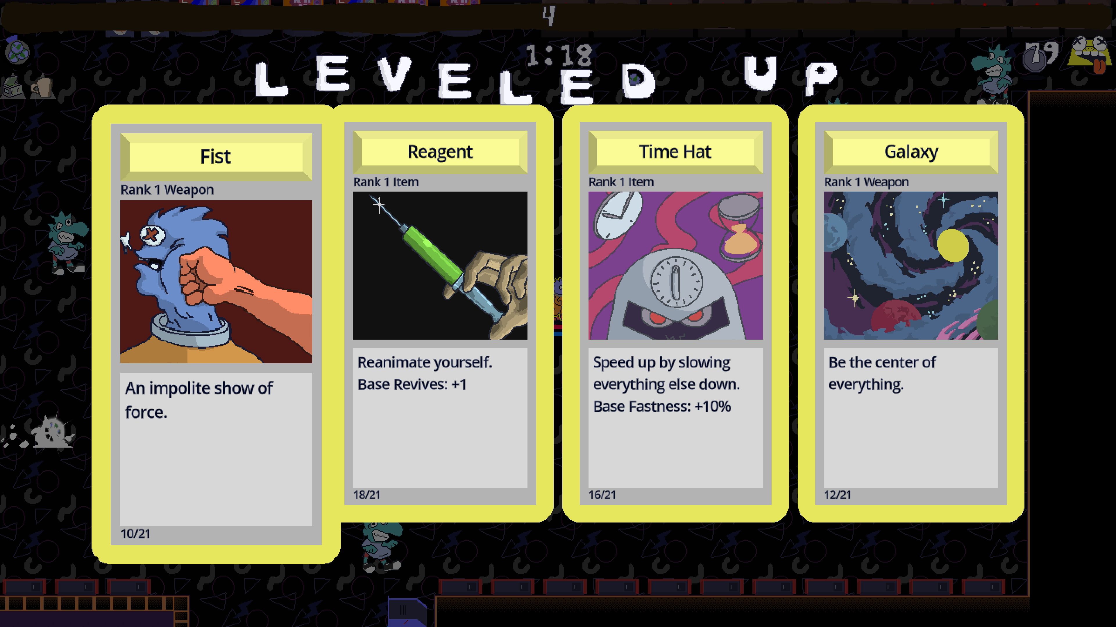 Level Up Screen